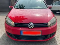 Gebraucht VW Golf VI 80 PS (58 kW) 2010 Rot Kleinwagen