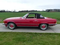 Gebraucht Mercedes SL450 192 PS (141 kW) 1974 Rot Cabrio