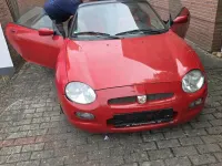 Käytetty MG F 120 HP (88 kW) 2000 Punainen Avoauto