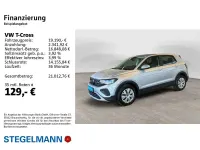Gebraucht VW T-Cross S 95 PS (69 kW) 2025 Silber SUV