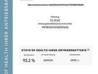 Gebraucht Citroën e-C4 Shine 100 kW (136 PS) 2022 Schwarz Limousine