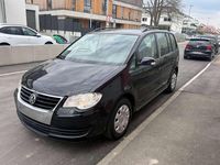 Gebraucht VW Touran Trendline 140 PS (102 kW) 2007 Schwarz Van / Kleinbus