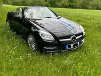 Usata Mercedes SLK200 184 CV (135 kW) 2014 Nero Cabrio