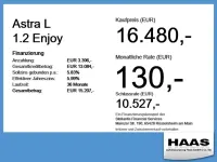 Gebraucht Opel Astra Enjoy 110 PS (80 kW) 2023 Lackierung schwarz perla nera/ Kleinwagen