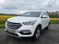 Gebraucht Hyundai Santa Fe 150 PS (110 kW) 2016 Weiß SUV