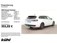 Gebraucht VW Passat Elegance 150 PS (110 kW) 2025 Oryxweiß perlmutteffekt Kombi
