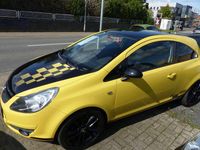 Gebraucht Opel Corsa 87 PS (63 kW) 2010 Sunny melon/saphirschwarz Kleinwagen