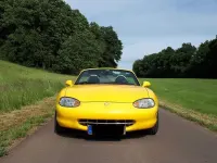 Gebraucht Mazda MX5 110 PS (80 kW) 2000 Gelb Cabrio