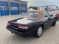 Gebraucht Alfa Romeo Spider 120 PS (88 kW) 1990 Schwarz Cabrio
