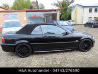 Gebraucht BMW 320 Cabriolet Sport Line 170 PS (125 kW) 2002 Schwarz Cabrio