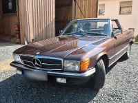 Gebraucht Mercedes SL280 185 PS (136 kW) 1983 Braun Cabrio