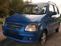 Gebraucht Opel Agila 55 PS (40 kW) 2002 Blau Van / Kleinbus