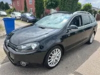 Gebraucht VW Golf VII Style 122 PS (89 kW) 2012 Schwarz Kombi