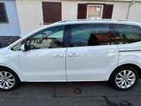 Gebraucht VW Sharan Highline 150 PS (110 kW) 2017 Weiß Van / Kleinbus