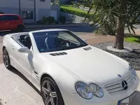 Gebraucht Mercedes SL500 506 PS (372 kW) 2002 Weiß Cabrio