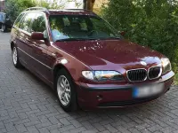 Gebraucht BMW 316 Exclusive 120 PS (88 kW) 2004 Rot Kombi
