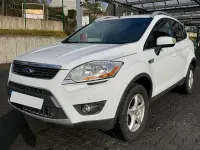Gebraucht Ford Kuga Titanium 131 PS (96 kW) 2009 Weiß SUV