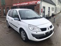 Gebraucht Renault Grand Scénic II Avantage 131 PS (96 kW) 2008 Weiß (gletscherweiss) Van / Kleinbus