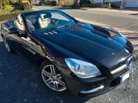 Second-hand Mercedes SLK200 184 CP (135 kW) 2013 Negru Cabrio