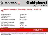 Gebraucht VW T-Cross 150 PS (110 kW) 2024 Metallic SUV