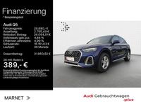 Gebraucht Audi Q5 S-Line 204 PS (150 kW) 2022 Navarrablau metallic SUV