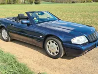 Gebraucht Mercedes SL320 231 PS (169 kW) 1997 Blau Cabrio