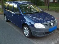 Gebraucht Dacia Logan MCV 75 PS (55 kW) 2009 Blau Kombi