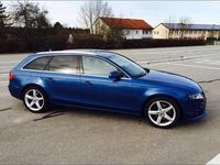 Gebraucht Audi A4 163 PS (119 kW) 2010 Blau Kombi
