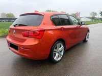 Gebraucht BMW 118 Advantage 136 PS (100 kW) 2017 Orange Kleinwagen