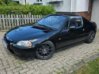 Gebraucht Honda CR-X 125 PS (91 kW) 1992 Schwarz Cabrio