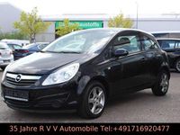 Gebraucht Opel Corsa Edition 80 PS (58 kW) 2008 Schwarz Kleinwagen