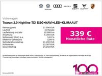 gebraucht VW Touran 2.0 Highline TDI DSG+NAVI+LED+KLIMAAUT