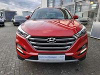 gebraucht Hyundai Tucson 1.6 T-GDI DCT 4WD Premium.Leder.Navi.AHK