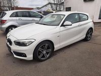 Gebraucht BMW 116 Sport Line 109 PS (80 kW) 2015 Weiß Kleinwagen