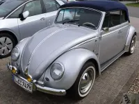 Gebraucht VW Type 3 Karmann 34 PS (25 kW) 1966 Silber Cabrio