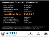 gebraucht Citroën e-C4 X Elektro SHINE Schiebedach Leder Sitzhzg.