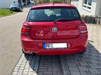Gebraucht BMW 114 102 PS (75 kW) 2014 Rot Kleinwagen