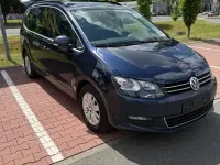 Gebraucht VW Sharan Comfortline 150 PS (110 kW) 2017 Blau Van / Kleinbus