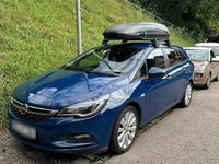 Gebraucht Opel Astra 110 PS (80 kW) 2018 Blau Kombi
