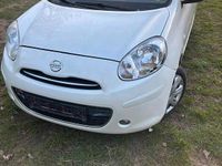 Gebraucht Nissan Micra 80 PS (58 kW) 2012 Weiß Kleinwagen
