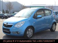 Gebraucht Opel Agila Edition 94 PS (69 kW) 2012 Blau Kleinwagen
