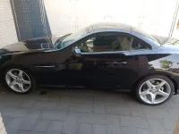 Gebraucht Mercedes SLK200 AMG line 184 PS (135 kW) 2014 Schwarz Cabrio