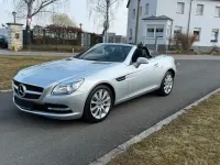 Gebraucht Mercedes SLK250 204 PS (150 kW) 2013 Silber Cabrio