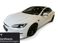 Gebraucht Tesla Model S Plaid 750 kW (1020 PS) 2022 Weiß Kleinwagen