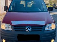 Second-hand VW Caddy 105 CP (77 kW) 2007 Roșu Monovolum