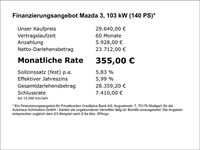 Neu Mazda 3 Exclusive 140 PS (102 kW) 2026 Jet black Limousine