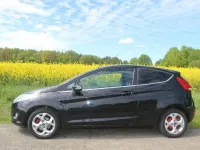 Gebraucht Ford Fiesta Titanium 82 PS (60 kW) 2010 Schwarz Limousine