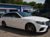 Gebraucht Mercedes E350 AMG line 258 PS (189 kW) 2018 Polarweiss  unilack Kombi