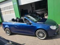 Second-hand VW Eos 120 CP (88 kW) 2008 Albastru Cabrio