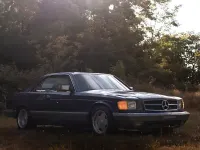 Gebraucht Mercedes S500 231 PS (169 kW) 1984 Blau Coupé